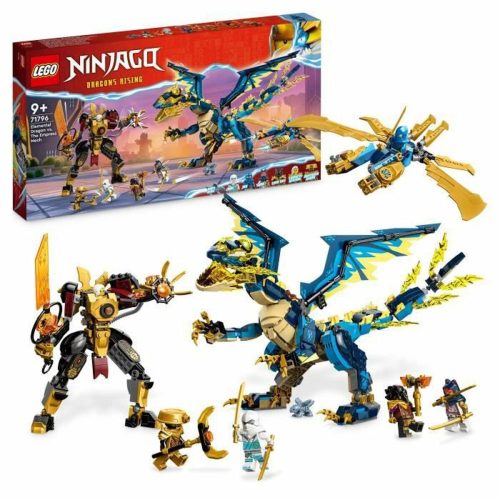 Építő készlet Lego Ninjago 71796 The elementary dragon against the Empress robot Többszínű