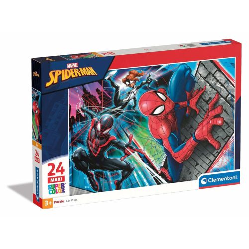Puzzle Spider-Man Clementoni 24497 SuperColor Maxi 24 Darabok