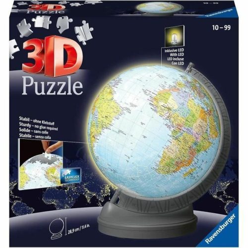 3D Puzzle Ravensburger 11549 Földgömb Fény