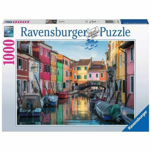 Puzzle Ravensburger 17392 Burano Canal - Venezia 1000 Darabok