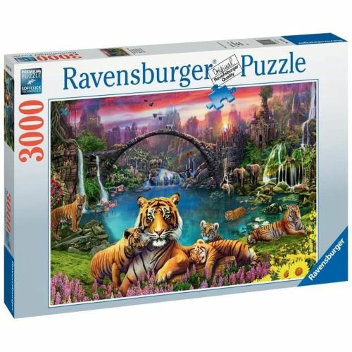 Puzzle Ravensburger Tigers in the lagoon 3000 Darabok