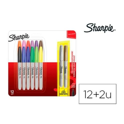 Marker tollkészlet Sharpie 2061126 Többszínű 14 Alkatrészek