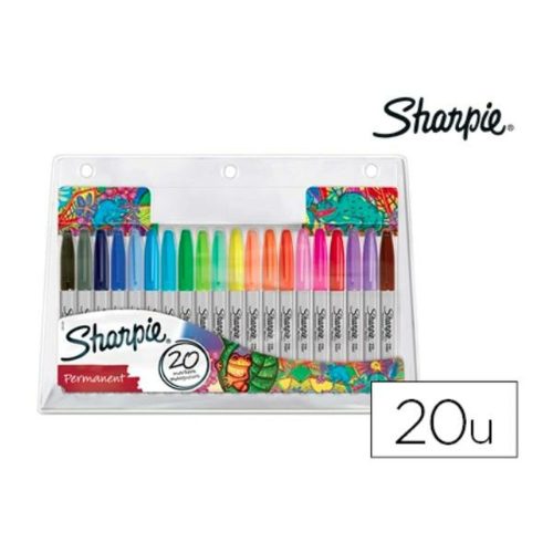 Marker tollkészlet Sharpie 2061128 Többszínű 20 Darabok