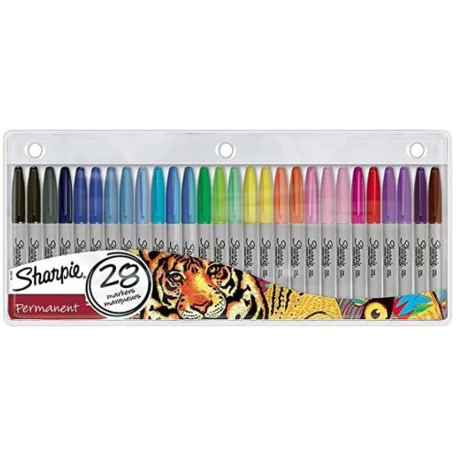 Marker tollkészlet Sharpie 2061129 állandó Többszínű 28 Darabok