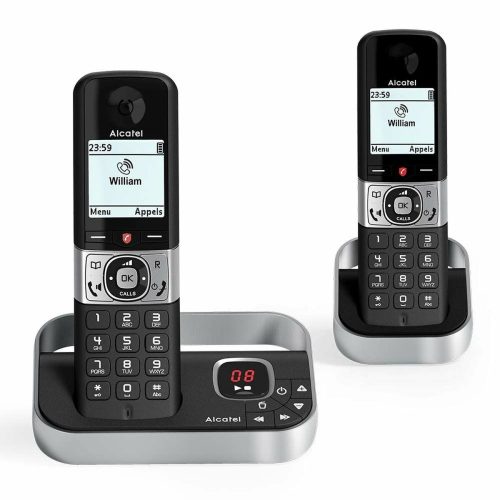 Vezeték Nélküli Telefon Alcatel F890 Fekete/Ezüst színű
