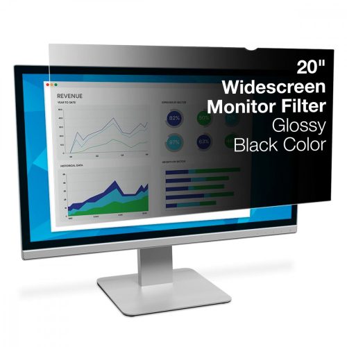 A Monitor adatvédelmi szűrője 3M PF200W9B 20"