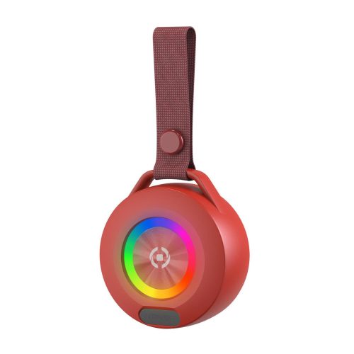 Bluetooth Hordozható Hangszóró Celly LIGHTBEATRD Piros