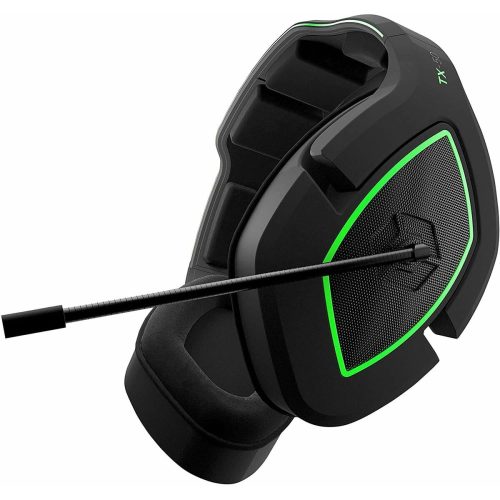 Fejhallgató Mikrofonnal GIOTECK TX-50 Fekete Zöld Fekete/Zöld