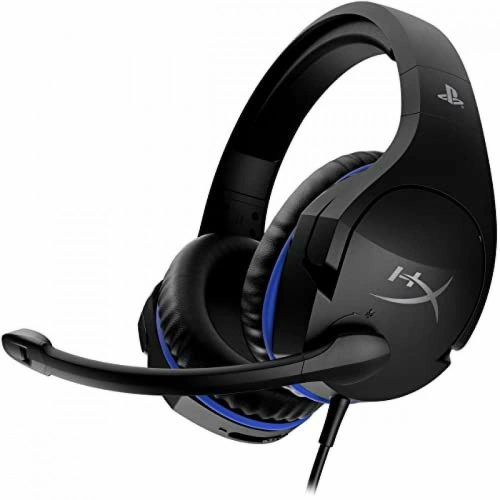 Fejhallgató Játék Mikrofonnal Hyperx HyperX Cloud Stinger PS5-PS4 Fekete/Kék Kék Fekete