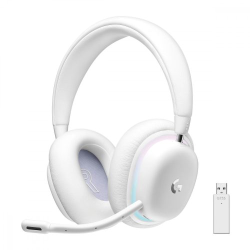 Bluetooth Headset Mikrofonnal Logitech G735 Fehér Kék/Fehér
