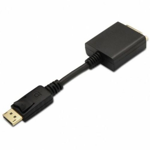 DisplayPort - DVI Kábel Aisens Fekete 15 cm