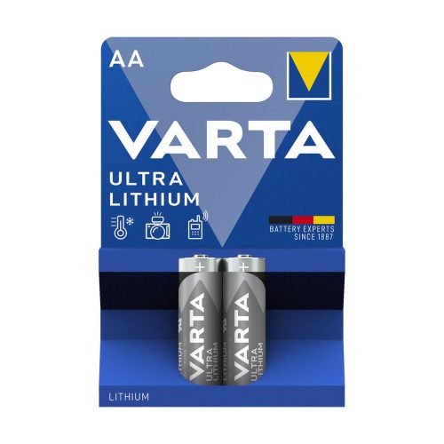 Elemek Varta Ultra Lithium 1,5 V (2 egység)