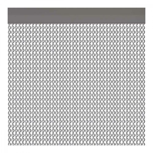 Függöny Acudam Cadaques Ajtók Ezüst színű Külső PVC Alumínium 90 x 210 cm