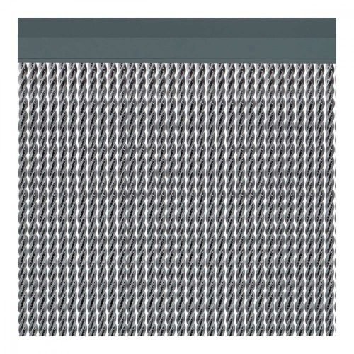 Függöny Acudam Manacor Ajtók Ezüst színű Külső PVC Alumínium 90 x 210 cm