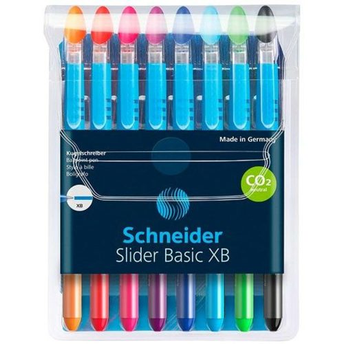 Golyóstoll készlet Schneider Slider Basic XB 8 Darabok Többszínű