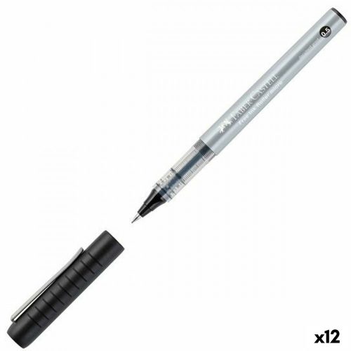 Folyékony tintás toll Faber-Castell Roller Free Ink Fekete 0,5 mm (12 egység)