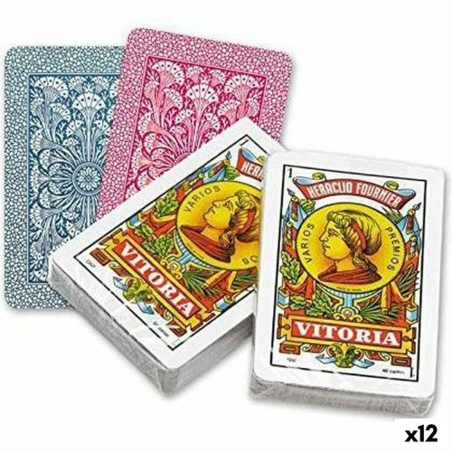 Spanyol Játékkártya Csomag (40 kártya) Fournier 12 egység (61,5 x 95 mm)