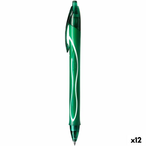 Gél toll Bic Gel-Ocity Quick Dry Zöld 0,3 mm (12 egység)