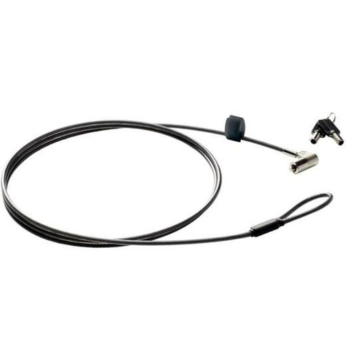 Biztonsági Kábel HP 6UW42AA Fekete Ezüst színű