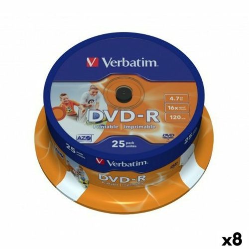 DVD-R Verbatim 4,7 GB 16x (8 egység)