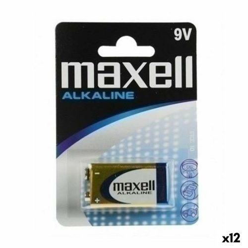 Alkáli Elem Maxell 9 V 6LR61 (12 egység)
