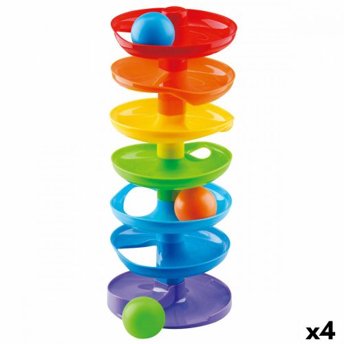 Foglalkoztató spirál PlayGo Rainbow 4 egység 15 x 37 x 15,5 cm