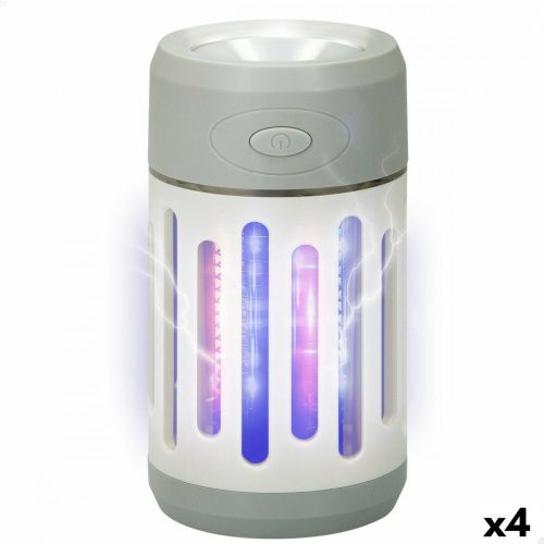 2 az1-ben újratölthető szúnyogriasztó lámpa LED-del Aktive 7 x 13 x 7 cm (4 egység)