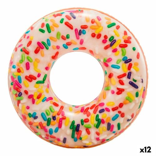 Felfújható kerék Intex Donut Fehér 114 x 25 x 114 cm (12 egység)