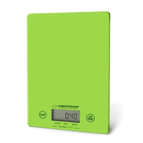 konyhai mérleget Esperanza EKS002G Zöld 5 kg