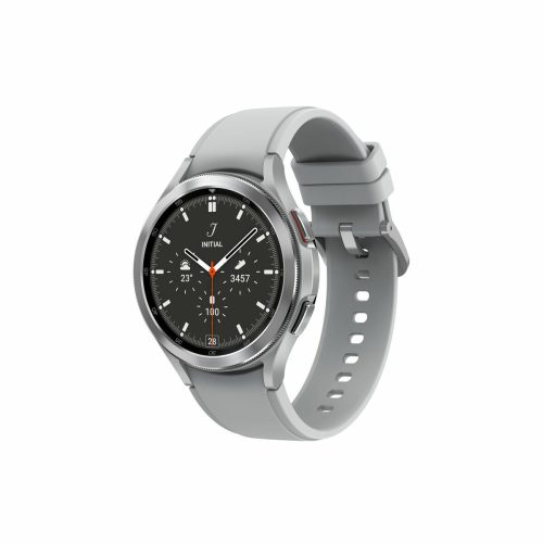 Okosóra Samsung Galaxy Watch4 Classic Ezüst színű Ø 46 mm Szürke