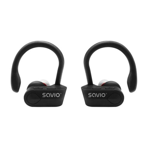 Fejhallagtó Bluetooth Fülessel Savio TWS-03 Fekete Grafit