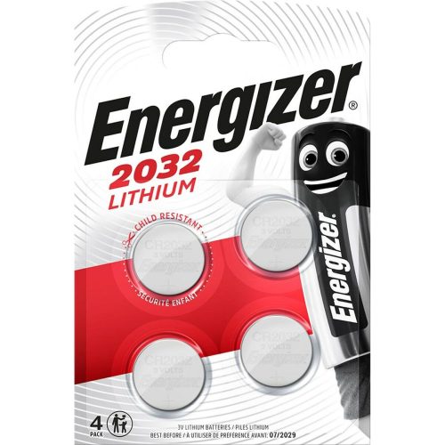 Elemek Energizer CR2032 3 V (4 egység)
