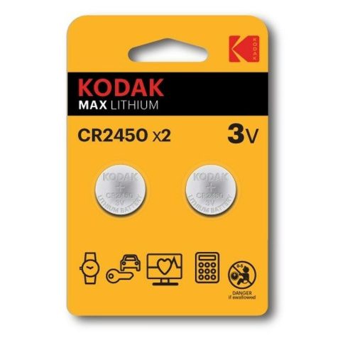 Elemek Kodak CR2450 3 V (2 egység)