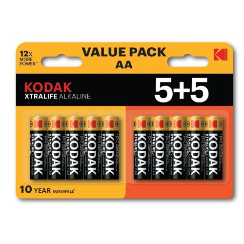 Elemek Kodak XTRALIFE 1,5 V (10 egység)