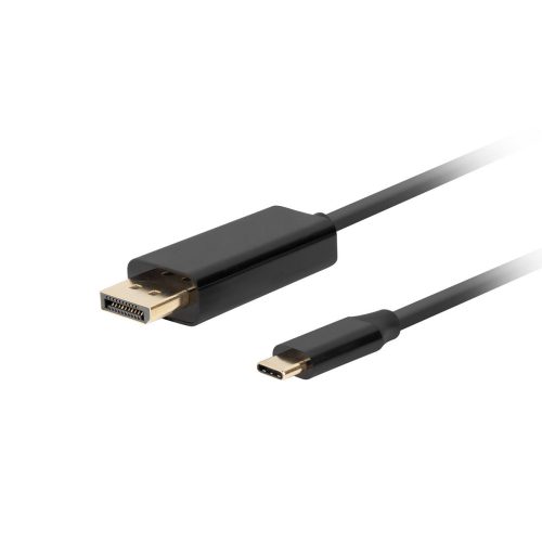 USB C DisplayPort Adapter Lanberg CA-CMDP-10CU-0005-BK Fekete 500 cm 50 cm