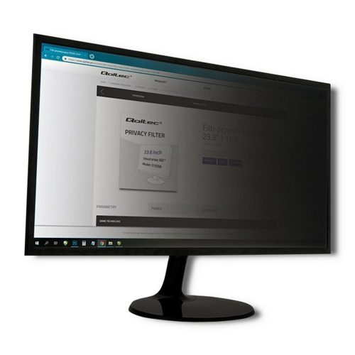 A Monitor adatvédelmi szűrője Qoltec 51056