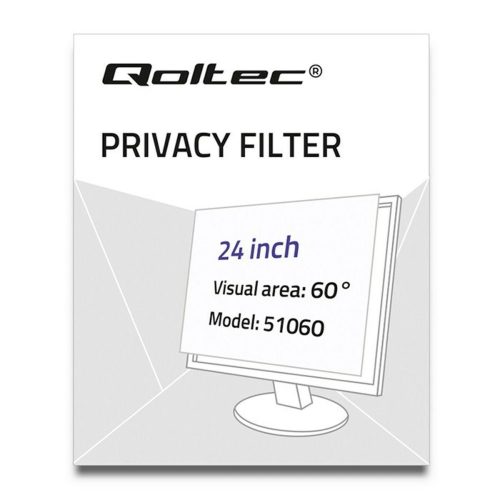 A Monitor adatvédelmi szűrője Qoltec 51060