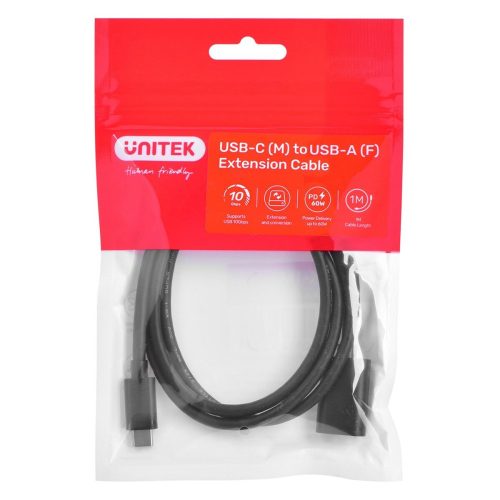 USB-C Kábel - USB Unitek C476BK-1M 1 m