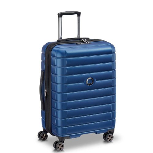 Közepes méretű bőrönd Delsey Shadow 5.0 Kék 66 x 29 x 44 cm
