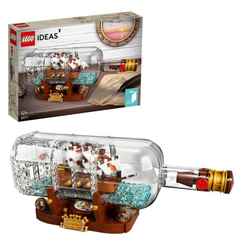 Playset Lego Ideas: Ship in a Bottle 92177 962 Darabok 31 x 10 x 10 cm