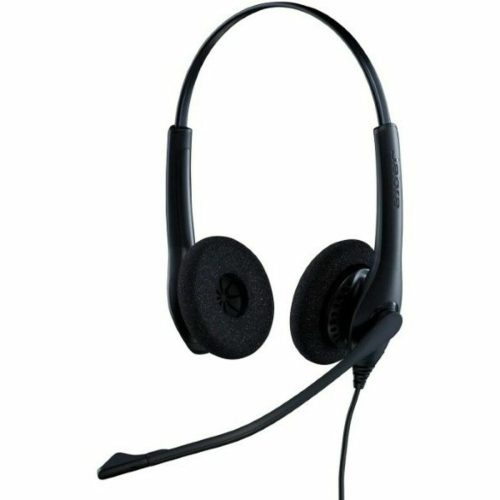 Fejhallgató Mikrofonnal Jabra Biz 1500 Duo QD Fekete