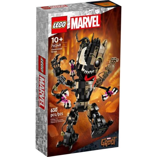 Építő készlet Lego 76249 Groot Venom 630 Darabok Fekete