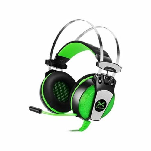 Fejhallgató Játék Mikrofonnal Droxio HADLOK USB Fekete Fekete/Zöld