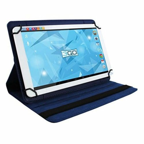 Forgatható Univerzális Bőr Tablet Táska 3GO CSGT24 7" Kék