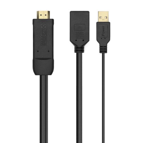 HDMI–DisplayPort Adapter Aisens A122-0642 Fekete 10 cm