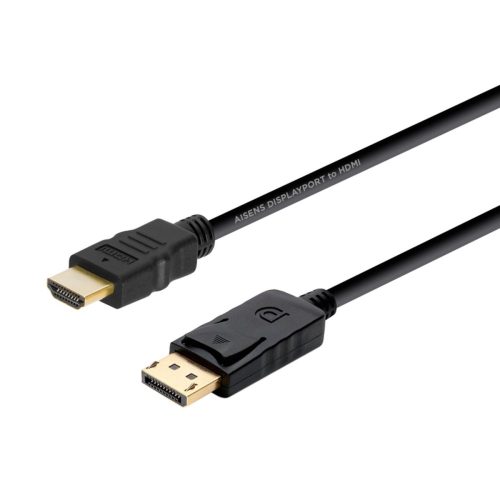 DisplayPort - HDMI Kábel Aisens A125-0364 Fekete 2 m