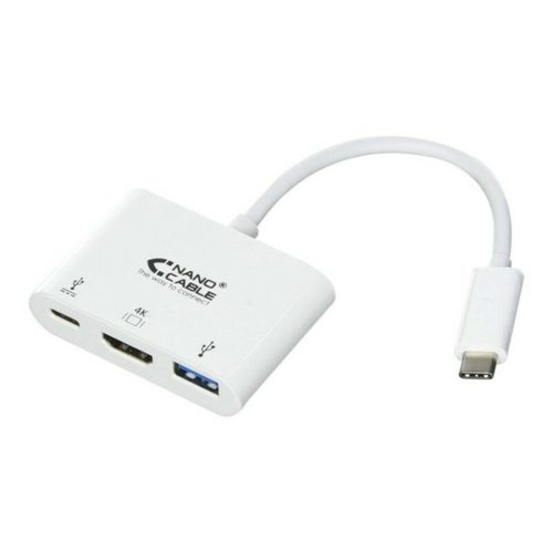 USB-C–HDMI Adapter NANOCABLE 10.16.4302 Full HD (15 cm) Fehér (1 egység)