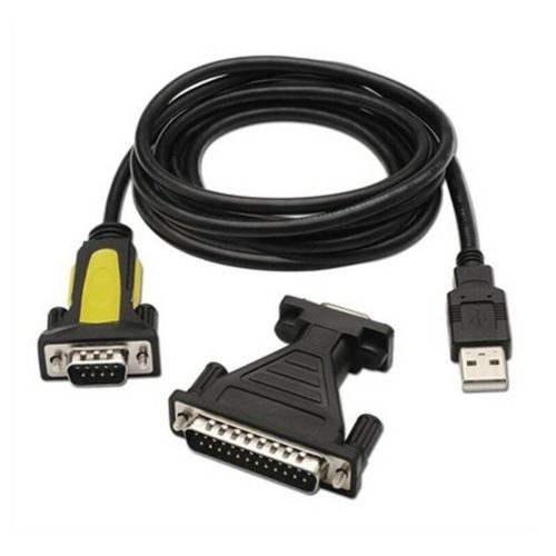 USB–RS232 Adapter NANOCABLE 10.03.0002 1,8 m Fekete 1,8 m