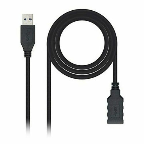 USB 3.0 A - USB A Kábel NANOCABLE 10.01.0902BK 2 m Fekete