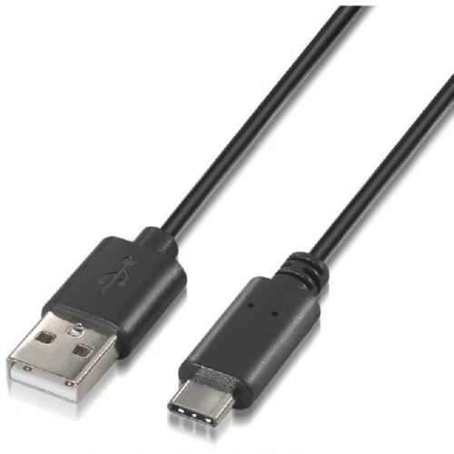 USB A - USB-C Kábel NANOCABLE 10.01.2102 Fekete 2 m